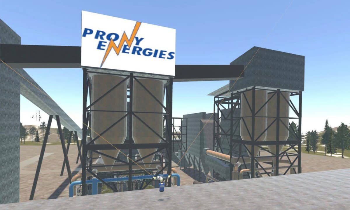 Application de la technologie immersive pour changer les brûleurs de la Centrale de Prony Energies