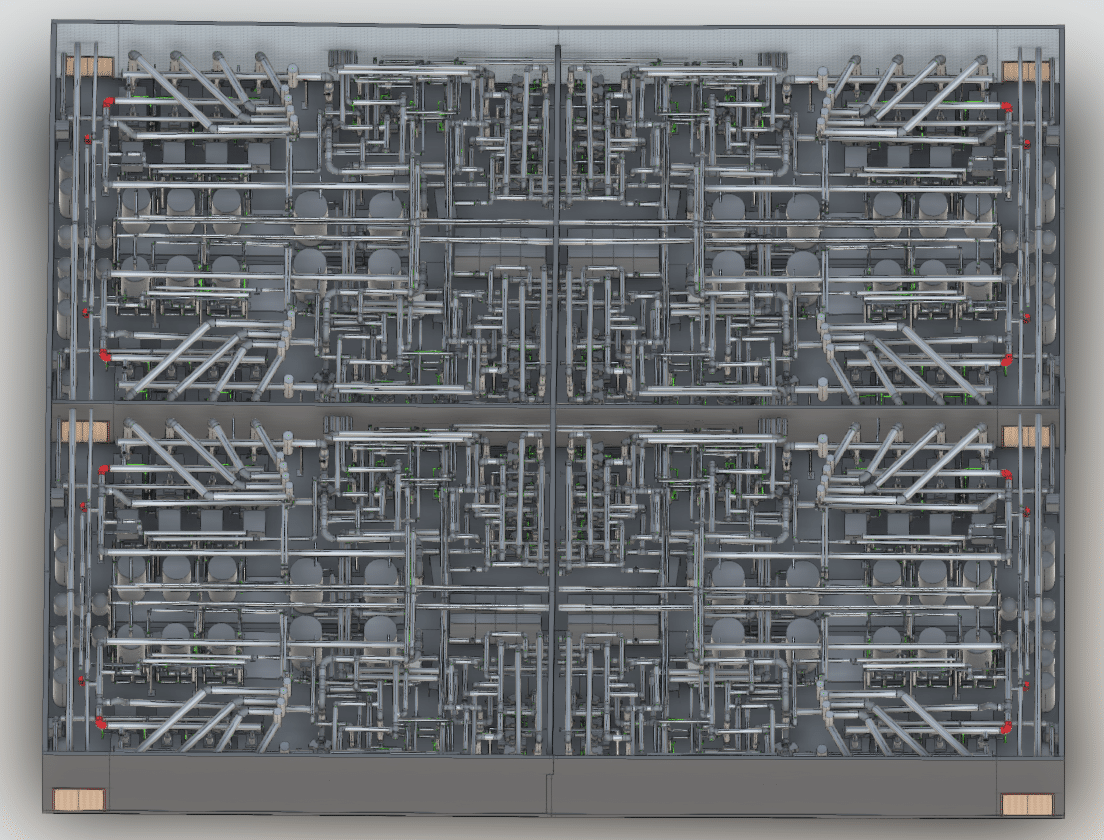 Scan 3D des installations industrielles et conception BIM LOD 400